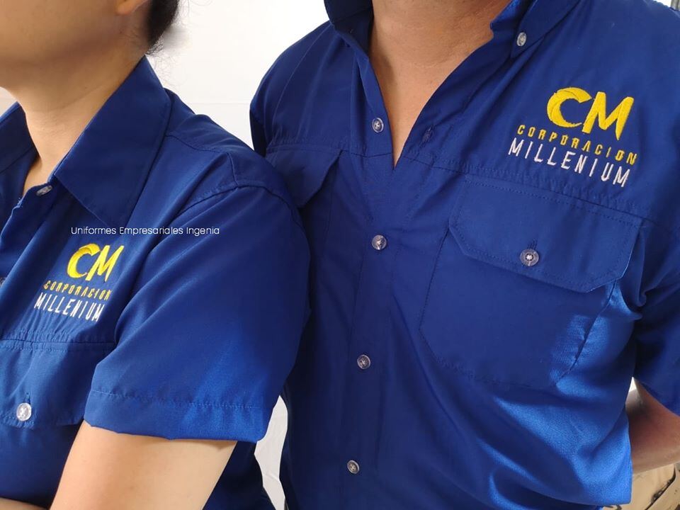Uniformes bordados - Corporación Millenium