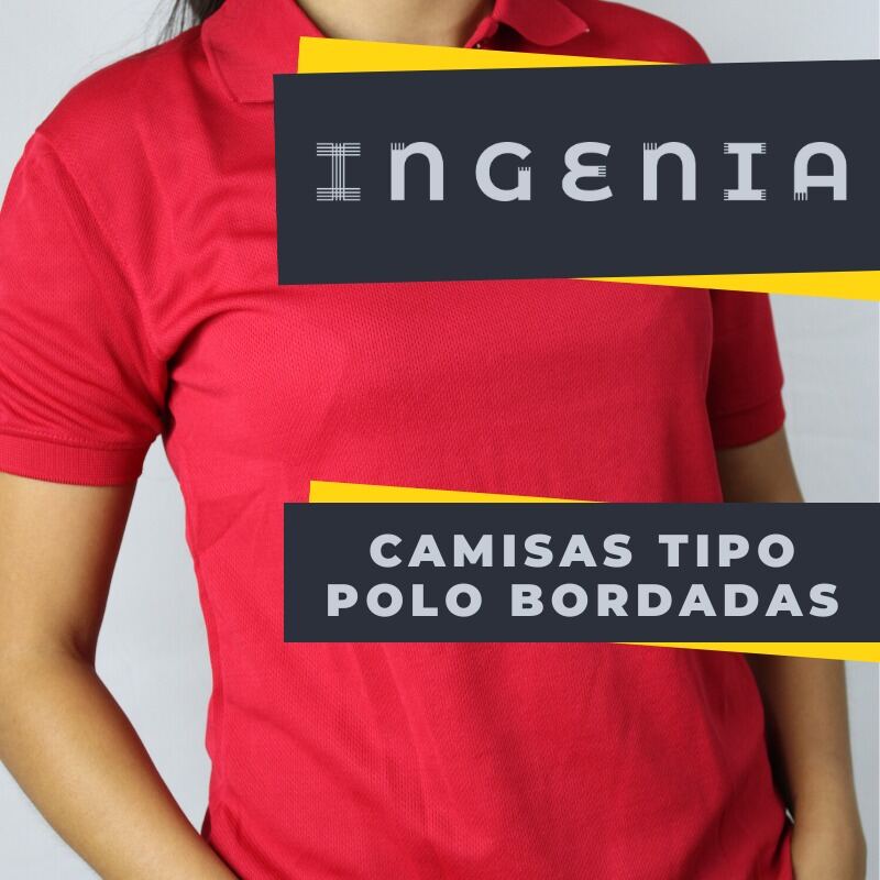 Camisas Tipo Polo Bordadas