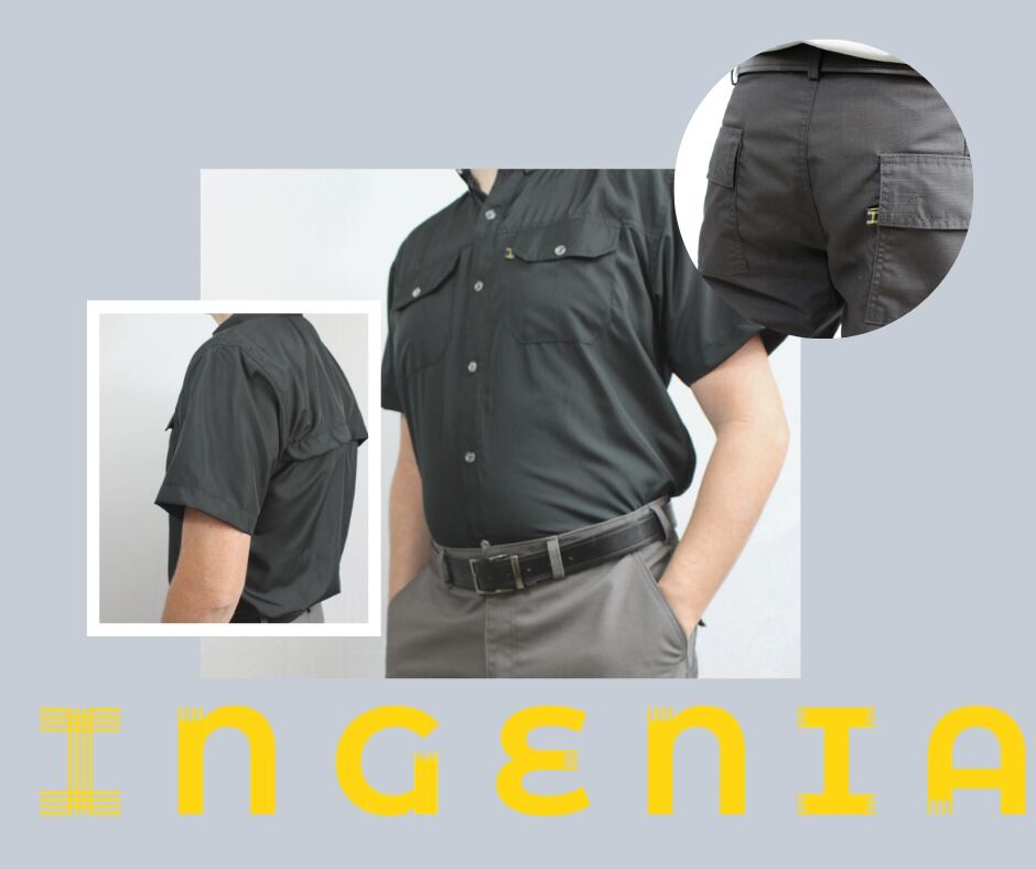 Camisa Técnica - Gris oscuro