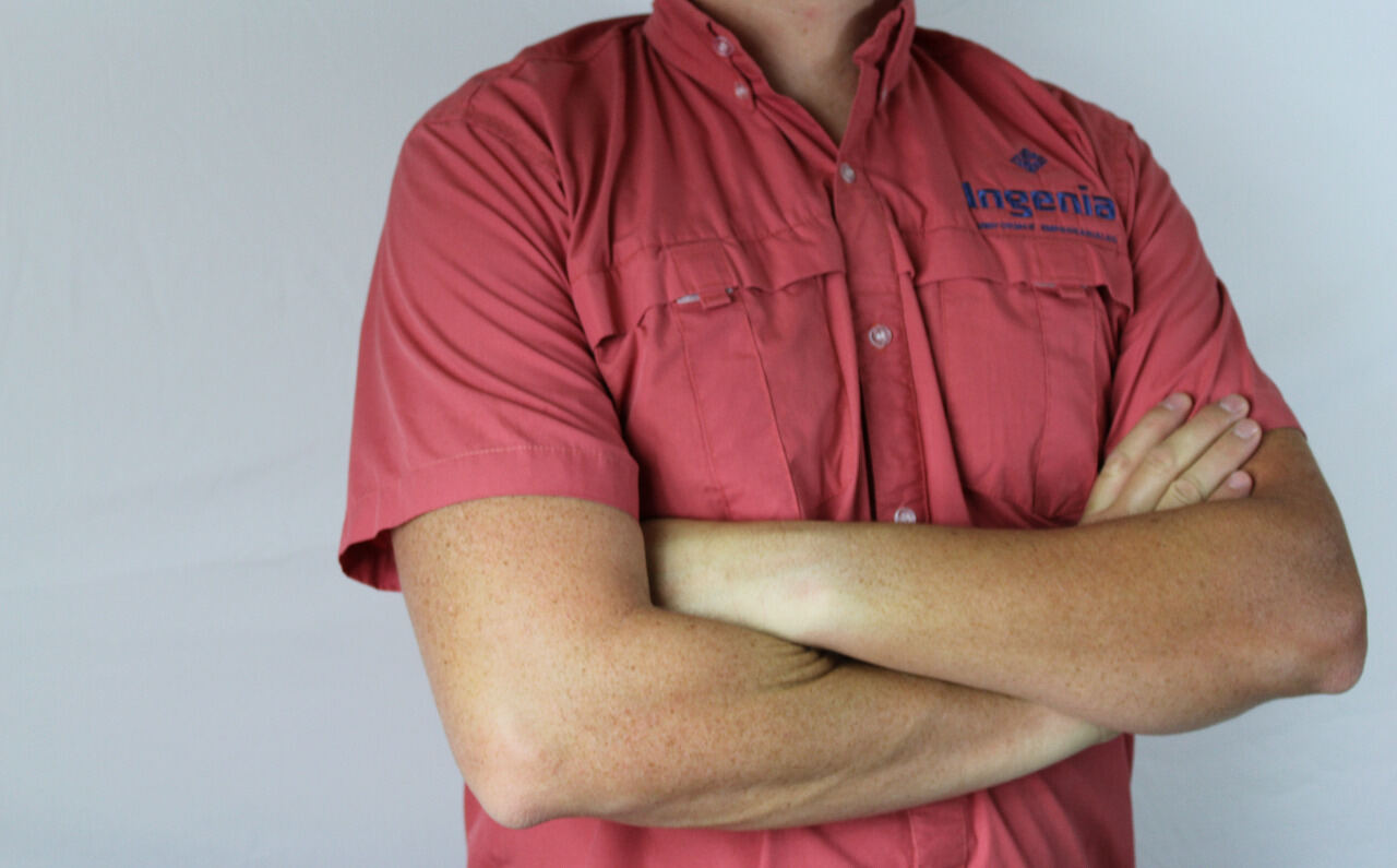 Camisa Tipo Columbia - Rojo